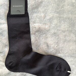 Burberry Women's Size 25 Black Dress Socks